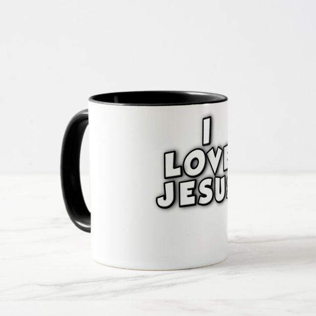 Taza I Love Jesus (Anverso izquierdo)
