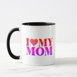 Taza I Love Mom Mug – Sweet Gift for Mother