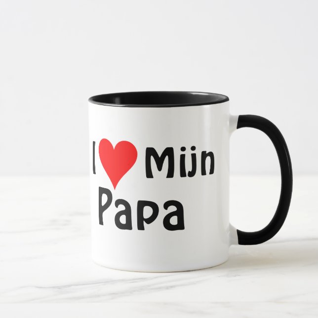 Taza I Love papa mok (Derecha)