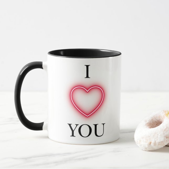 TAZA I LOVE YOU MUG (Con donut)