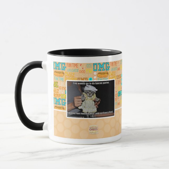 Taza I ningún quiere ir al partee del fancee de DA (Izquierda)