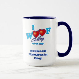 Taza I perro de montaña de Bernese del tejido