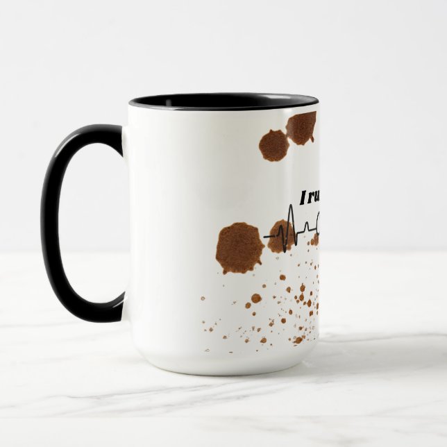 Taza I Run on Coffee and Memes Mug | Coffee Lover Gift  (Izquierda)