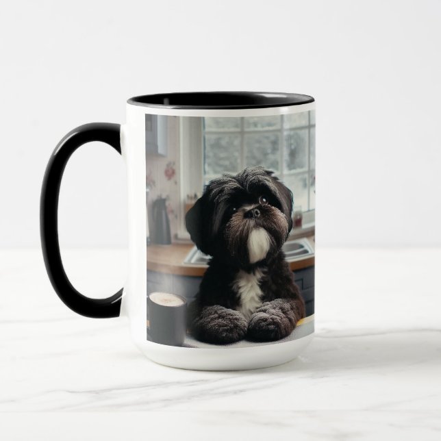 Taza I Shih Tzu Not Navidades Coffee Mug Cup (Izquierda)
