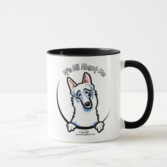 Taza IAAM del Pastor Alemán Blanco (Derecha)