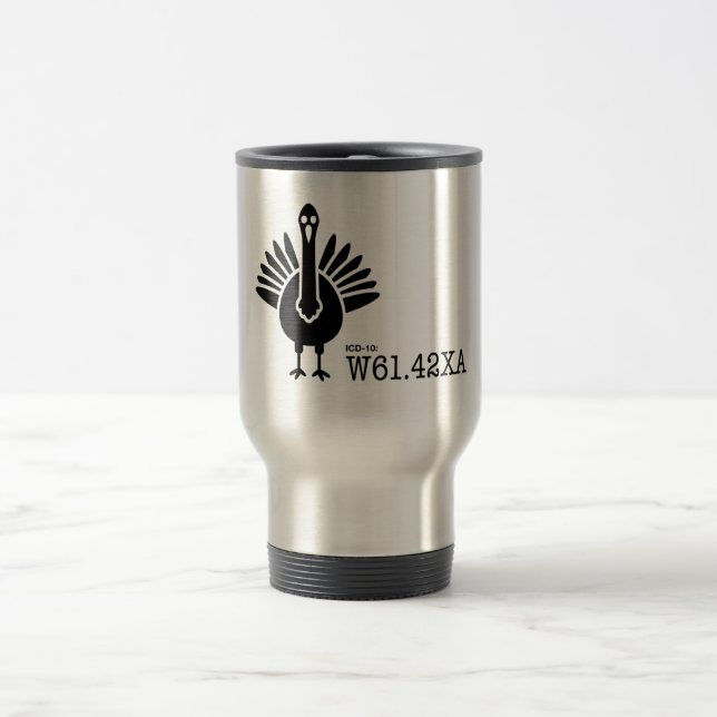 Taza ICD-10: W61.42XA - Pegado por una Turquía (Centro)