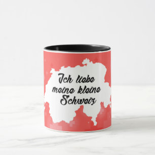 Taza Ich liebe meine kleine Schweiz