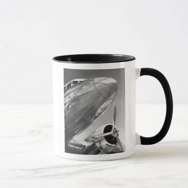 Taza Icono de aviación: vista de cierre (Derecha)