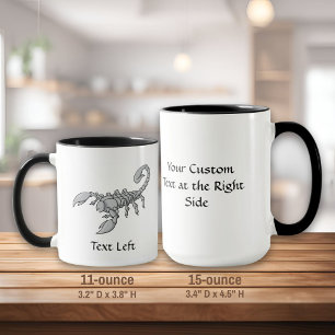 Taza Icono de escorpión