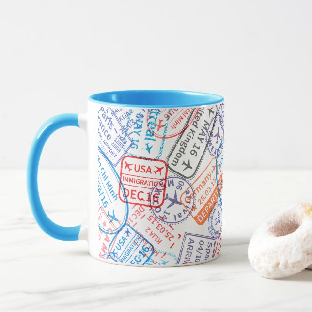 Taza Icono de viaje (Con donut)