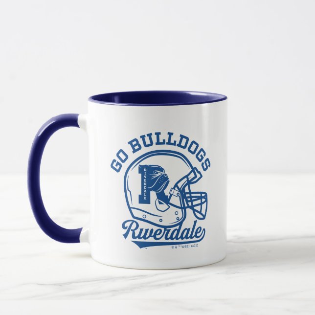 Taza Icono del Casco de Fútbol de Go Bulldoges (Izquierda)
