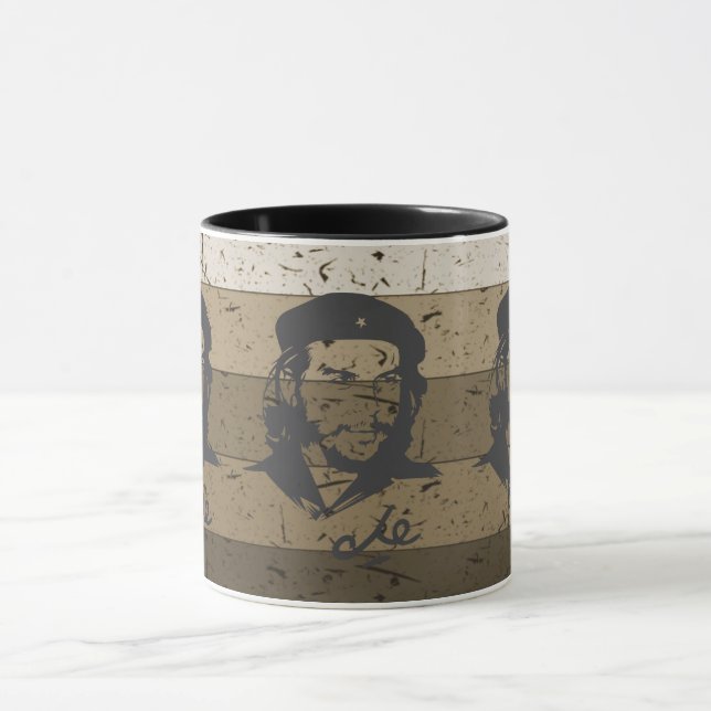Taza Ícono del Che Guevara: Líder revolucionario y mili (Centro)