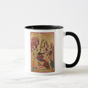 Taza Icono que representa la natividad