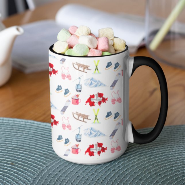 Taza Iconos de viaje acuático Suiza (Subido por el creador)