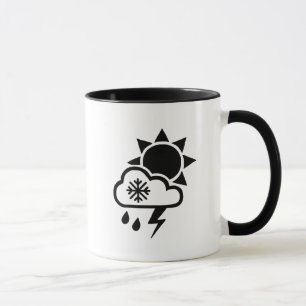 Taza Iconos meteorológicos Mug