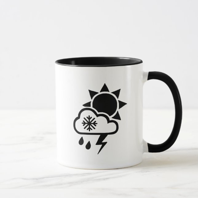 Taza Iconos meteorológicos Mug (Derecha)