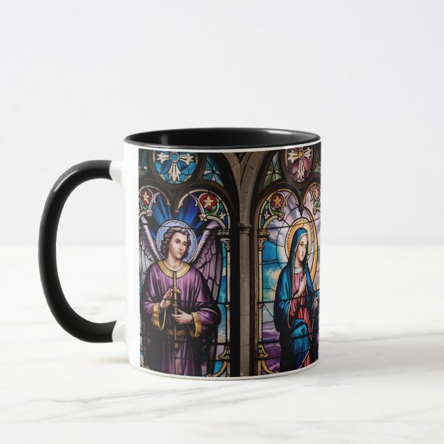 Taza Iconos sagrados cristianos de fe (Izquierda)