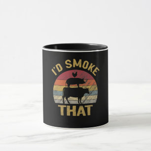 Taza Id Fumar ese gracioso regalo de parrillada para fu