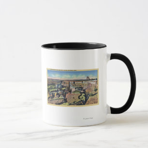 Taza Idaho meridional - granja de hundimiento famosa en