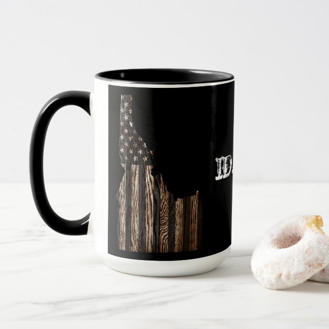 TAZA IDAHO PATRIOT BURNT WOOD BLK (Con donut)