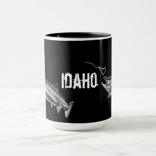 TAZA IDAHO STEELHEAD -AQUÍ PESCADO- SORPRENDENTE 