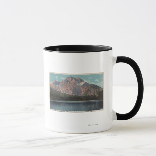 Taza IdahoView del monte Moran desde Leigh Lake Idaho (Derecha)