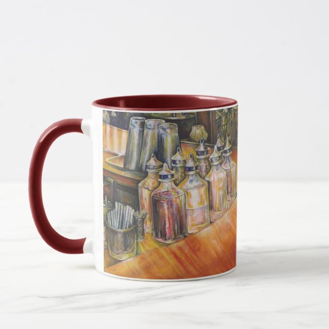 Taza Ideografía de la luz dorada (Izquierda)
