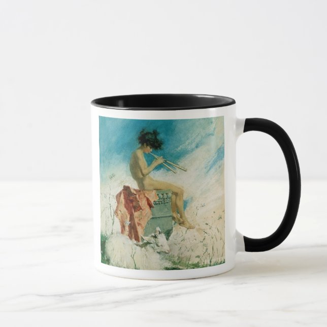 Taza Idilio, 1868 (w/c en el papel) (Derecha)