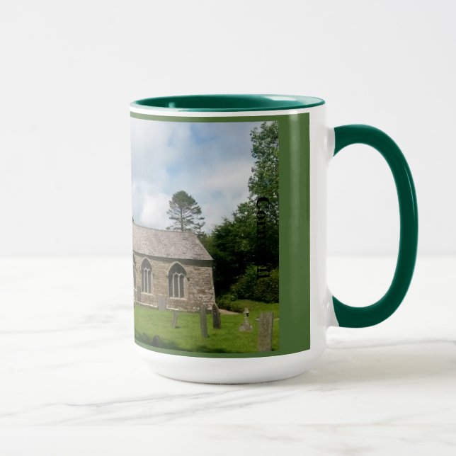 Taza Iglesia Cornualles Inglaterra de Braddock (Derecha)