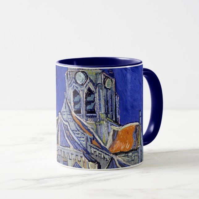 Taza Iglesia de Auvers, Van Gogh (Anverso derecho)