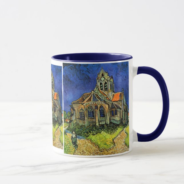 Taza Iglesia del Bella Artes Auvers Van Gogh (Derecha)