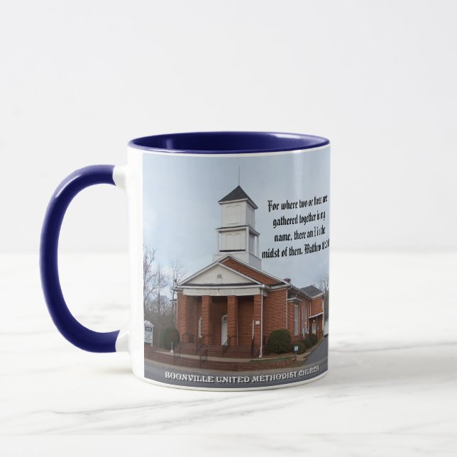 TAZA IGLESIA METODISTA UNIDA BOONVILLE-MUG (Izquierda)