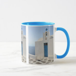 Taza Iglesia pintoresca de Santorini