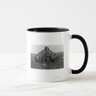 Taza Iglú esquimal cerca de Nome, fotografía de Alaska