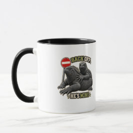 Taza Iguana Combo Retrocede Ella Es Mía