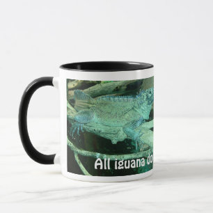Taza Iguana verde 2