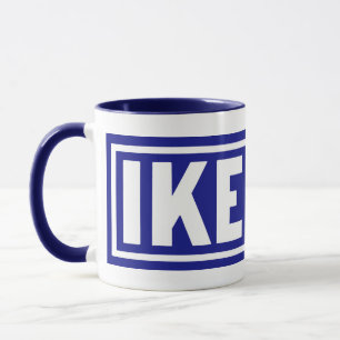Taza Ike azul 1952