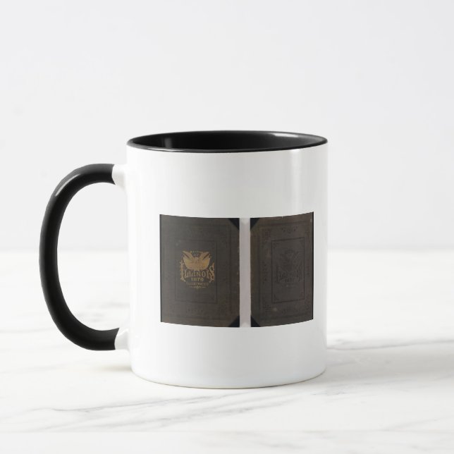 Taza Illinois, atlas del Estado (Izquierda)