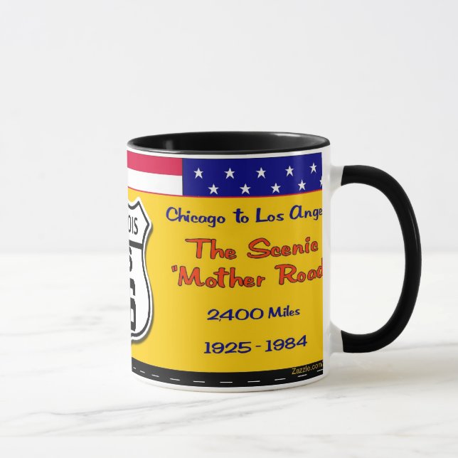 Taza Illinois - ruta 66 (Derecha)