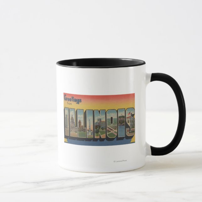Taza IllinoisGrandes Escenas CartaIllinois 2 (Derecha)
