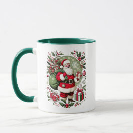 Taza Illustration traditionnelle du Père Noël