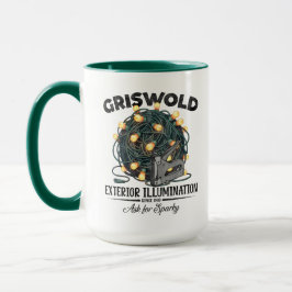 Taza Iluminación exterior de Griswold - Vacaciones para