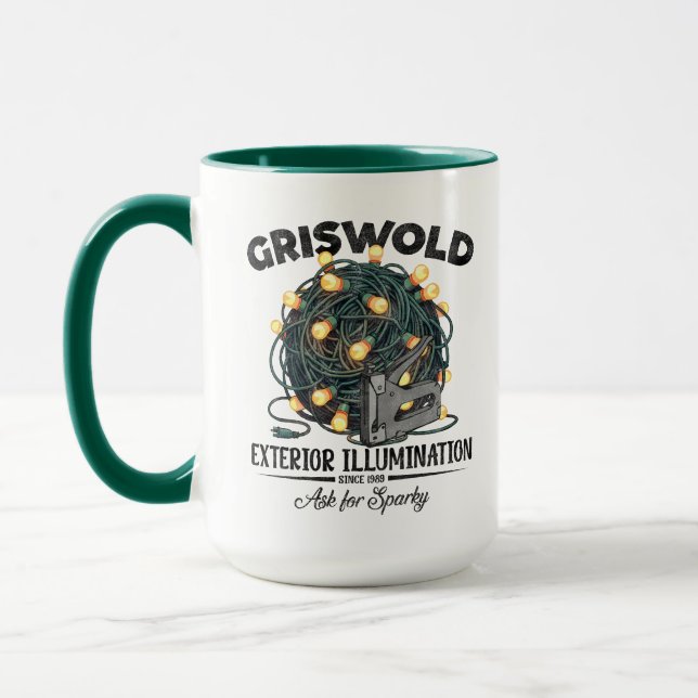 Taza Iluminación exterior de Griswold - Vacaciones para (Izquierda)
