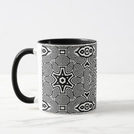 Taza Ilusión óptica 12 Diseño Abstracto
