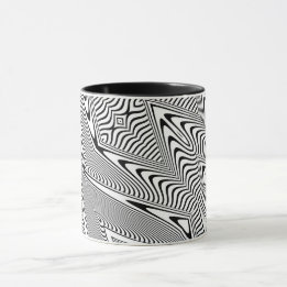 Taza Ilusión óptica 14 Diseño abstracto