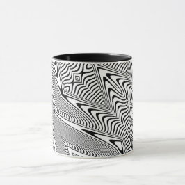 Taza Ilusión óptica 14 Diseño abstracto