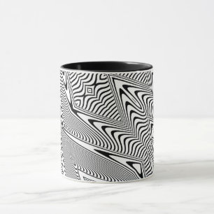 Taza Ilusión óptica 14 Diseño abstracto