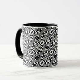 Taza Ilusión óptica 15 Diseño Abstracto
