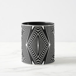 Taza Ilusión óptica 18 Diseño abstracto