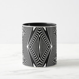 Taza Ilusión óptica 18 Diseño abstracto
